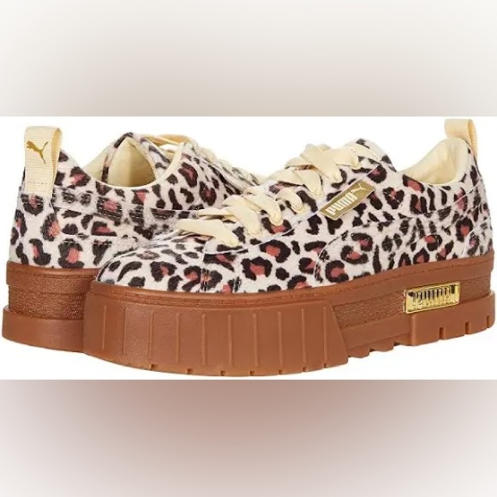 Puma Mayze Leopard sneakers NEW sz 7.5